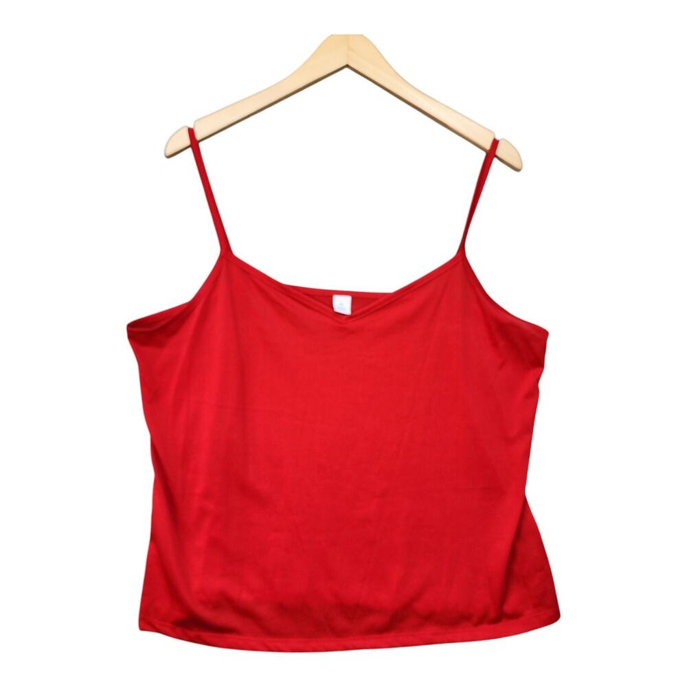 Liz Claiborne Blouse Women XL Red Sheer Lined Holiday Christmas Party Dressy Top - Picture 4 of 13